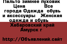 Пальто зимнее пуховик › Цена ­ 2 500 - Все города Одежда, обувь и аксессуары » Женская одежда и обувь   . Хабаровский край,Амурск г.